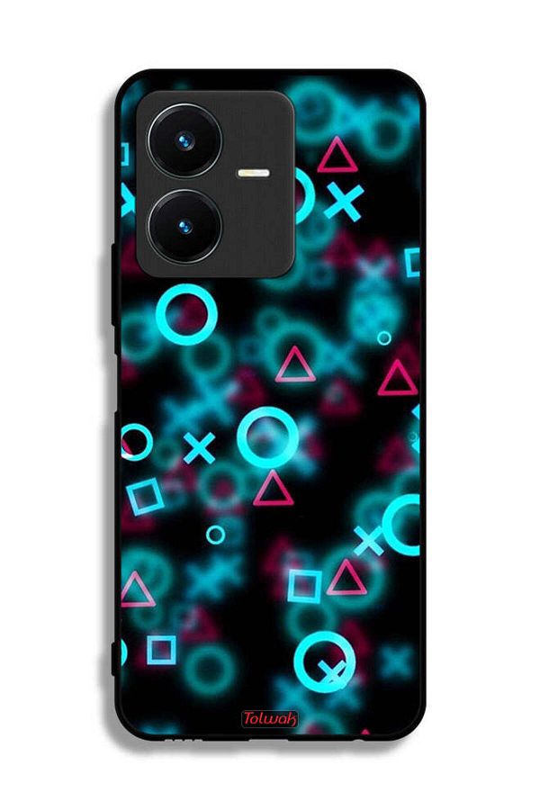 Tolwak-Vivo Y22 Protective Case Cover Squid Game Icons Small 1