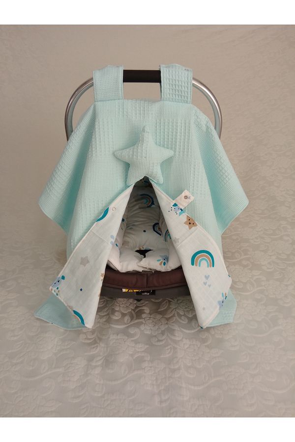 Wenaris-Double Sided Stroller Cover 1 Piece (Stroller Cushion and Stroller Sheet Are Not Included) 1