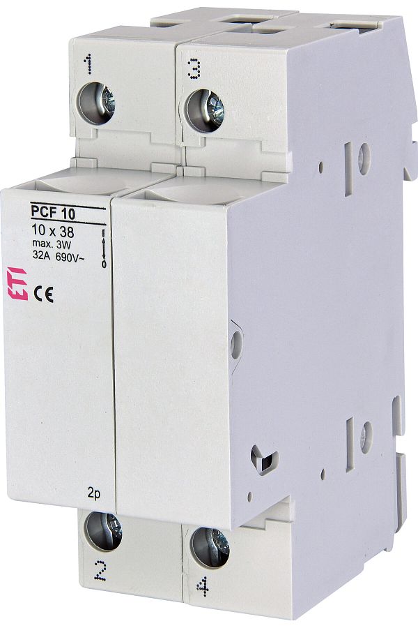 Eti-Fuse disconnector, 10x38mm, alternating current, 2P, 32A, without LED, PCF 10, 002550003, 1