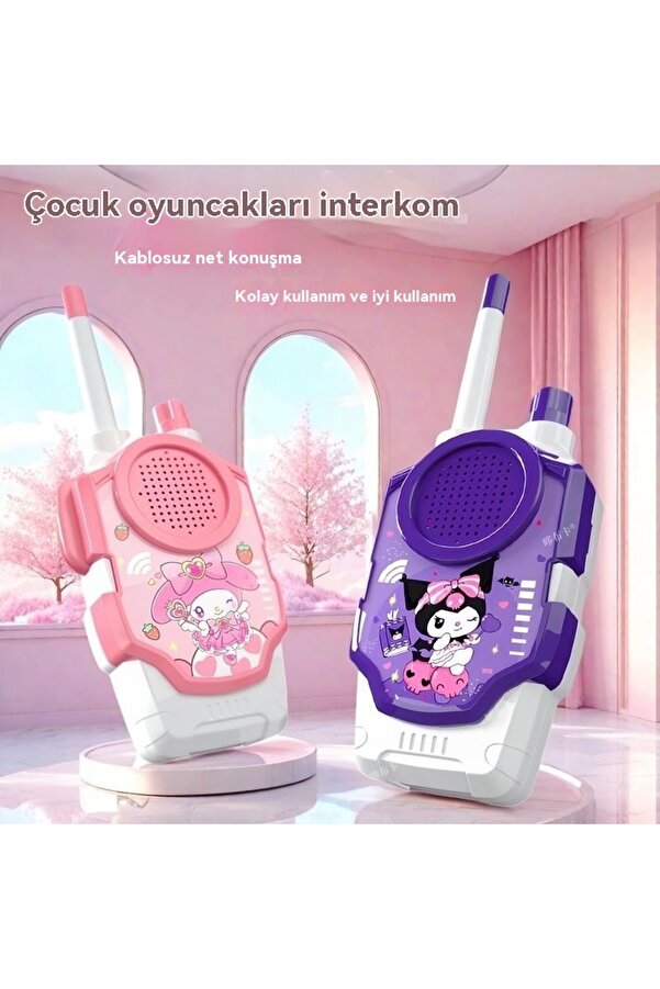 Genel Markalar Kablosuz Çocuk Telsizi USB Şarjlı, 1600m Menzil, Aile Etkileşimi, Açık Hava Oyunu