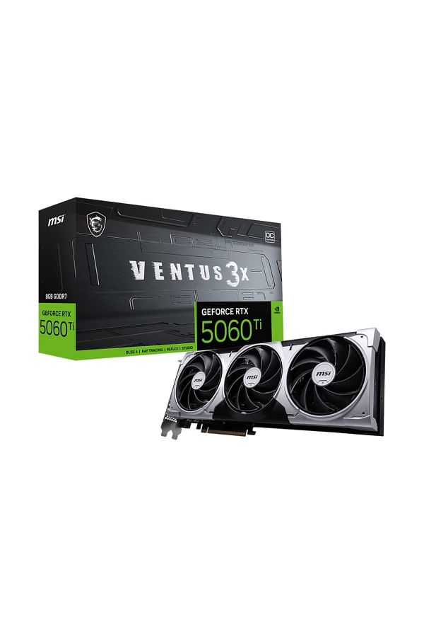 MSI-Geforce Rtx 5060Ti 8g Ventus 3X Oc Gddr7 128Bit Dx12 Dlss 4 Gaming (Player) Graphics Card 1