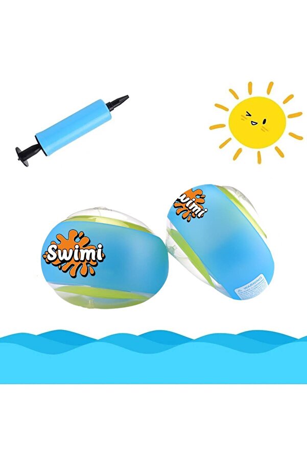 swimi Yüzme yardımcısı Şişme Deniz Kolluğu 4-14 Yaş