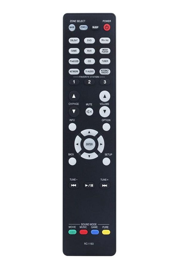 The Bros-RC-1183 Replaced Remote Control-Fit for-Denon AV Receiver AVR-X2000 AVRX2000 AVR-E400 AVRE400 1