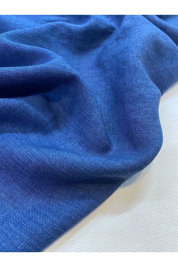 Yiğit Kumaş-Sofia Linen Fabric Indigo Color 1