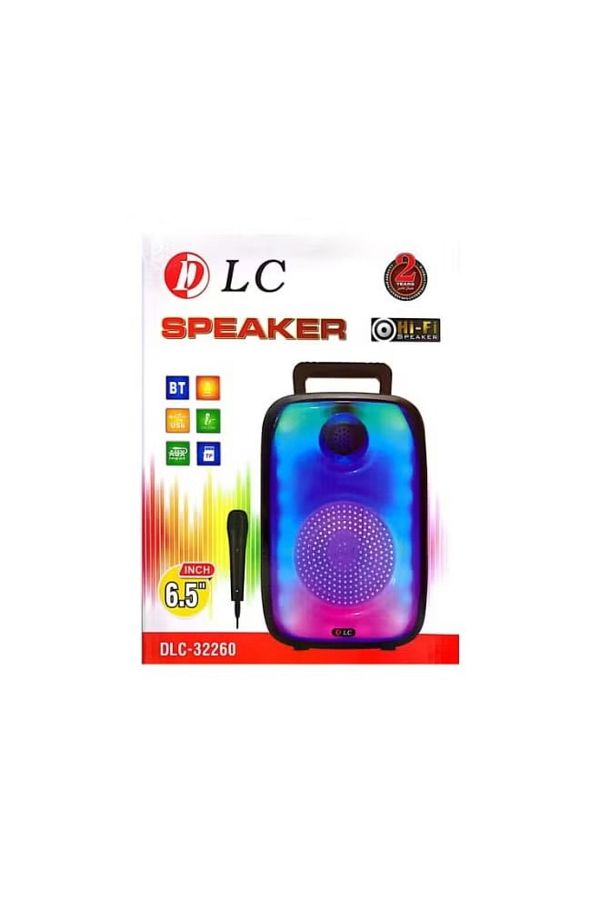 DLC-Portable Bluetooth Speaker with Microphone – Wireless Sound System for Music & Calls 1