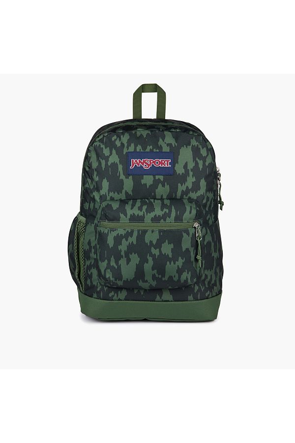 Jansport-حقيبة ظهر مطبوعة من جانسبورت بأحزمة قابلة للتعديل وسحاب للإغلاق - ١٥×٣٢×٤٢ سم 1