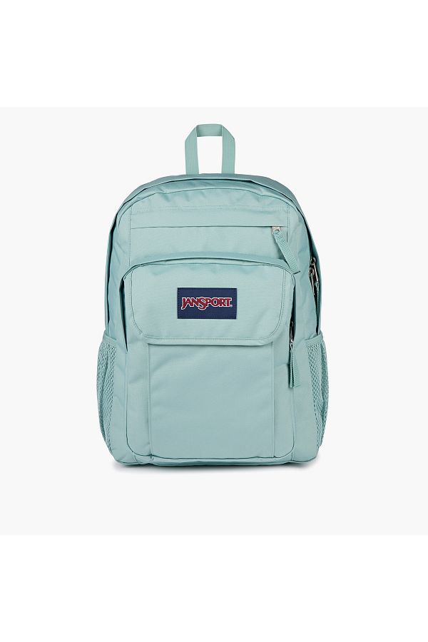 Jansport-Solid Backpack with Adjustable Straps and Zip Closure - 14x32x42 cms 1