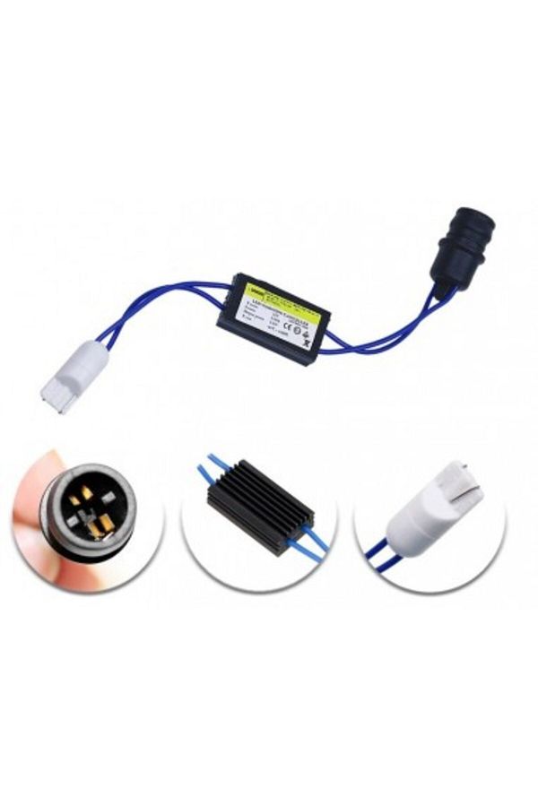 Xenon Bright-Error canceller Led T10 (W5W) with flexible base, 12V, 3.2W - AE-T10-SOFT 1