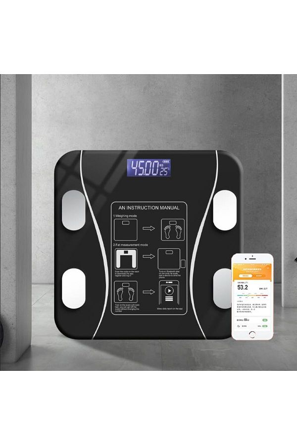 Stander-YONGYUN High Accurate Digital Bathroom Scale LED Display, Rechargeable BMI Smart Weight Scale with W 1