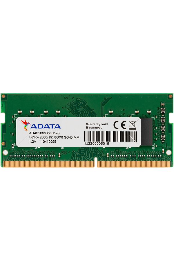 Adata-Laptop Memory , 8gb Ddr4, 2666mhz Cl19 1