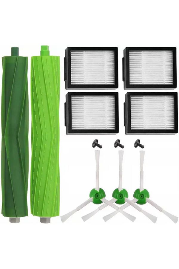 DexXer-Set of 12 accessories compatible with iRobot Roomba E5, E5152, E5154, E5158, E6, E6198, E7, I3, i3+ 1