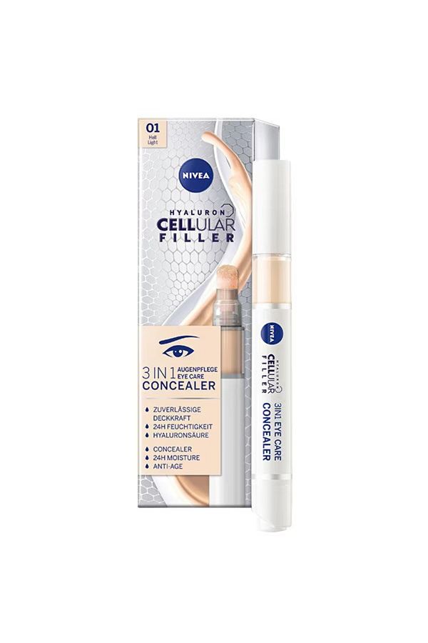 NIVEA-Moisturizing concealer for the eye area, Nivea Cellular 3in1 Eye Concealer, light shade, 4 ml 1