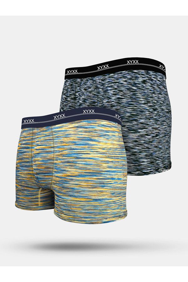 XYXX By Styli-Pack of 2 - All Over Print Trunks 1