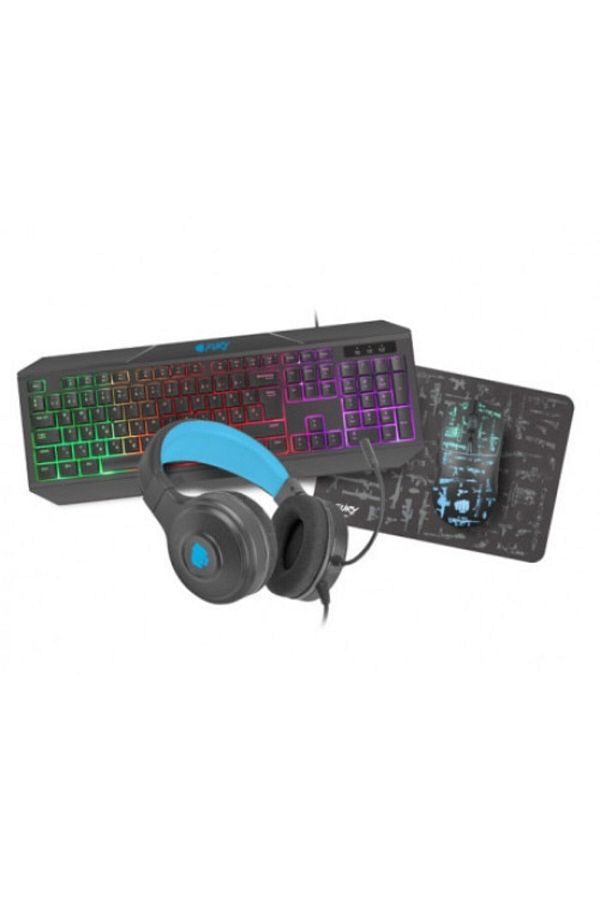 Bloom-Fury NFU-1677 Gaming Keyboard and Mouse Set, Black 1