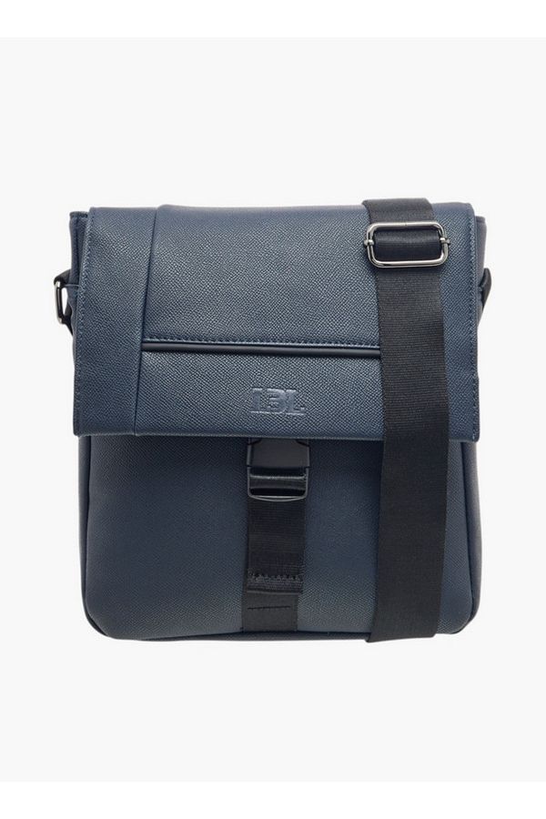 LBL by Shoexpress-Textured Crossbody Bag with Adjustable Strap 1