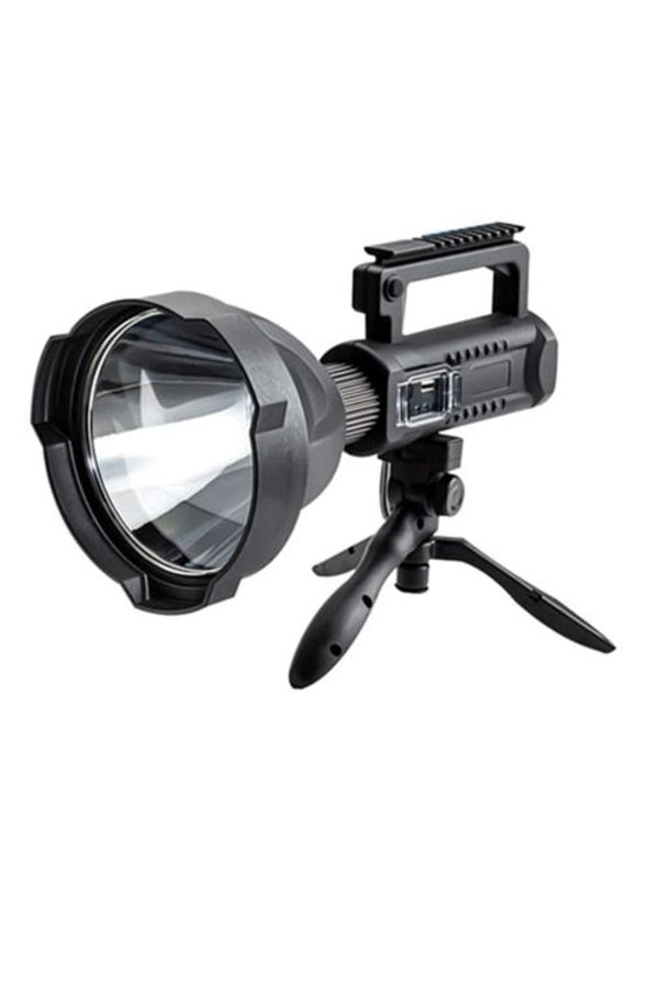 Welora-Multifunction Flashlight with tripod, 25W W, USB Rechargeable, 4 Lighting Modes - 24 x 10 cm 1