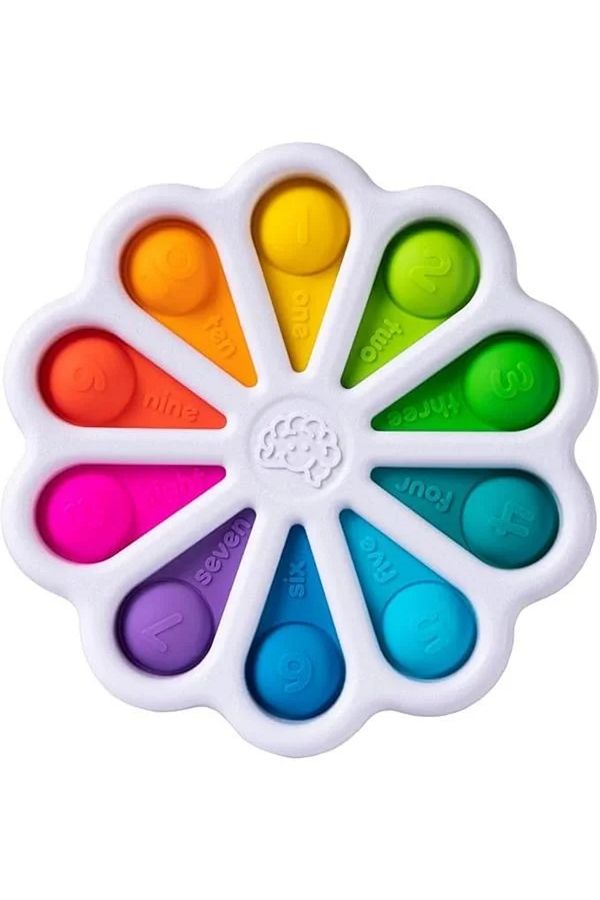 ADORE OYUNCAK-Fat Brain Toys Dimpl Sensory Buttons with Numbers 1