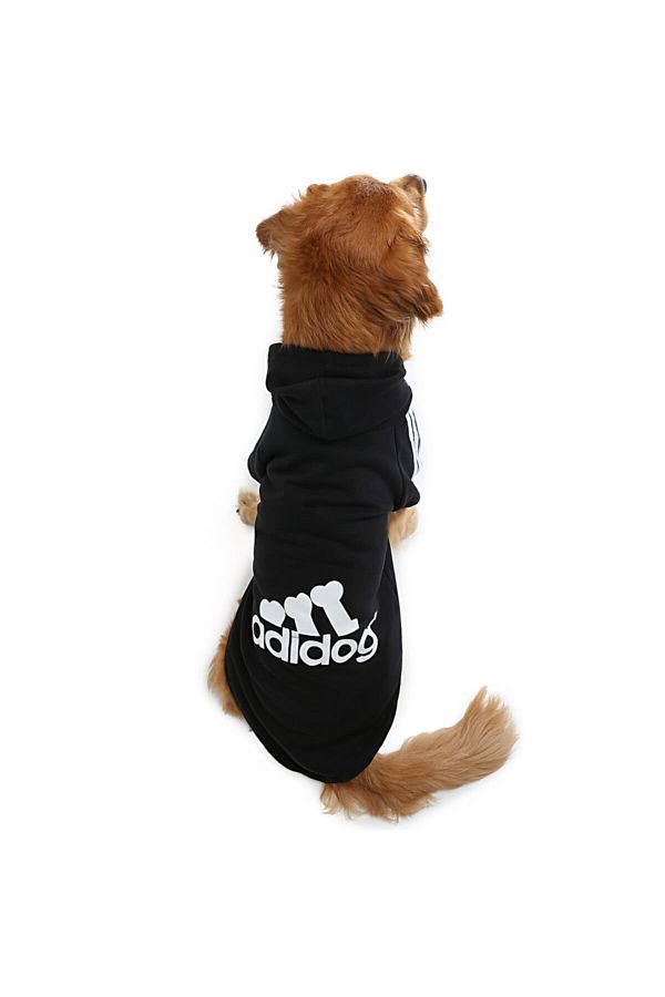 DOG DOG Big Breed Black Adidog Dog Sweatshirt Dog Suit Trendyol