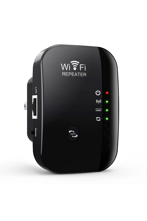 Choice-Eu Plug Black 4 Status Light 300mbps Wireless Wifi Repeater Wifi Extender Amplifier Booster Router 8 1