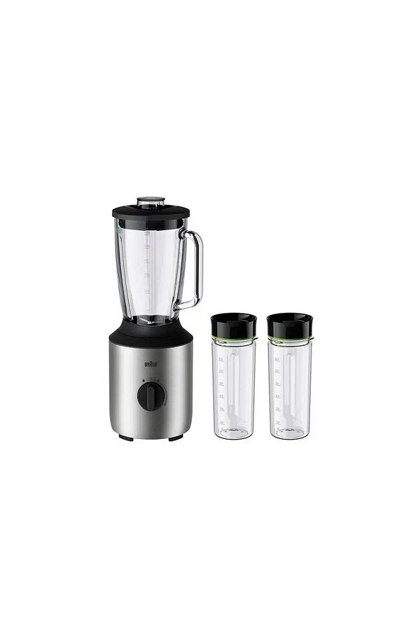 Braun-Braun PowerBlend Blender with 2 Juice Bottles (JB3272SI) 1