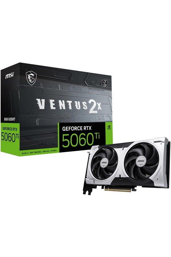 MSI-Rtx5060Ti 8Gb Ventus 2X Oc Plus Compatible 128Bit Gddr7 HDMI Dp Pcie 5.0 1