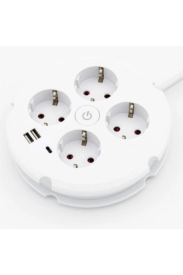 OEM-Prelungitor electric cu 4 prize și port USB C 1
