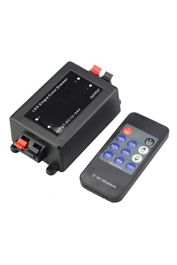 Welora-Wireless switch for LED lighting, Dimmer with remote control - Black 1