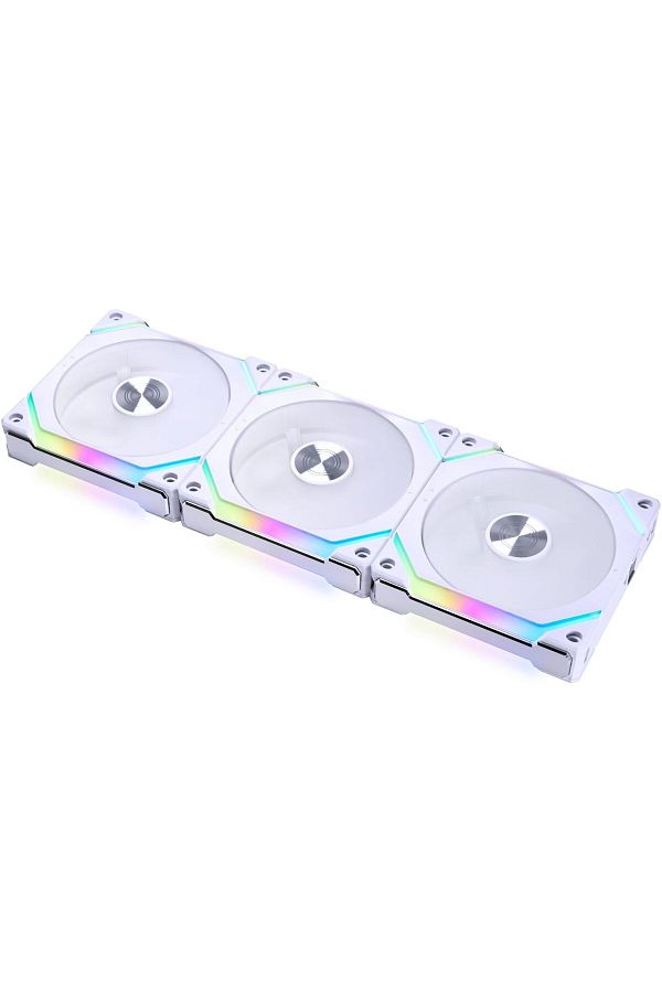 Lian Li-UNI Fan SL120 V2 RGB White Triple Pack with Controller - UF-SL120V2-3W (V2) 1
