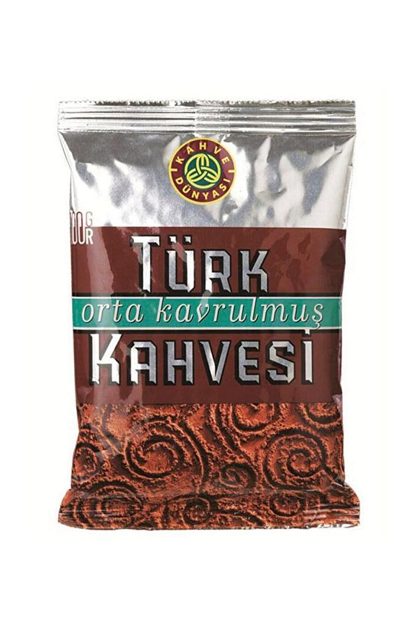 Kahve Dünyası-Cafea turcească măcinată, prăjire medie, simplă, 100 gr 1