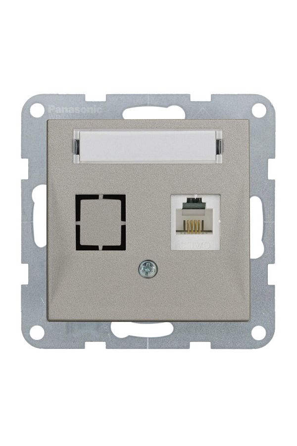 PANASONIC-Mechanism Simple RJ45 Socket CAT6 Karre Plus Bronze 1