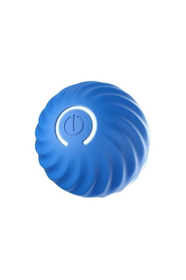 Choice-Blue Automatic Moving Dog Toy Ball Smart USB Jumping Rotating Interactive Dog Chew Toy Ball for Pupp 1
