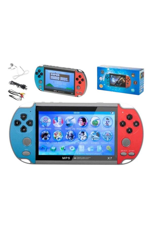 SMARTIX-MP5 PLUS Game Console, 501 Games, video, audio and eBook file reading, Headphones Included 1