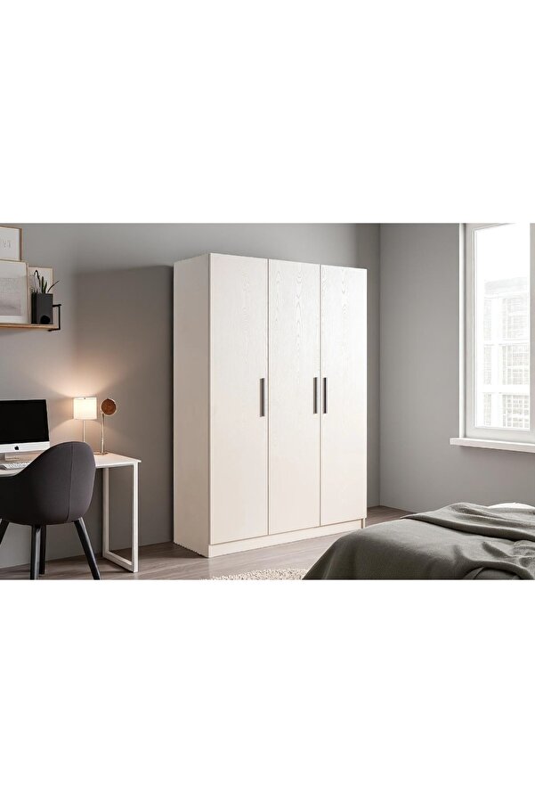 Vivense Strada Genç Odası Gardırobu, 3 Kapaklı