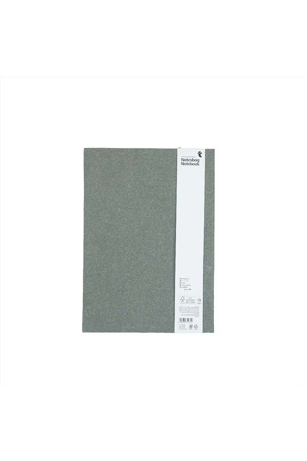 Midi-A4 grey hardback notebook 1