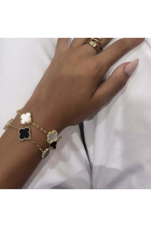 ElectraStore-Alhambra Black&White Bracelet Set 1