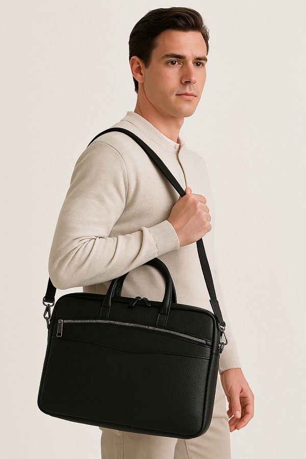 Çantacım-Laptop Bag 13"-14" Black Briefcase Computer Notebook Unisex 1