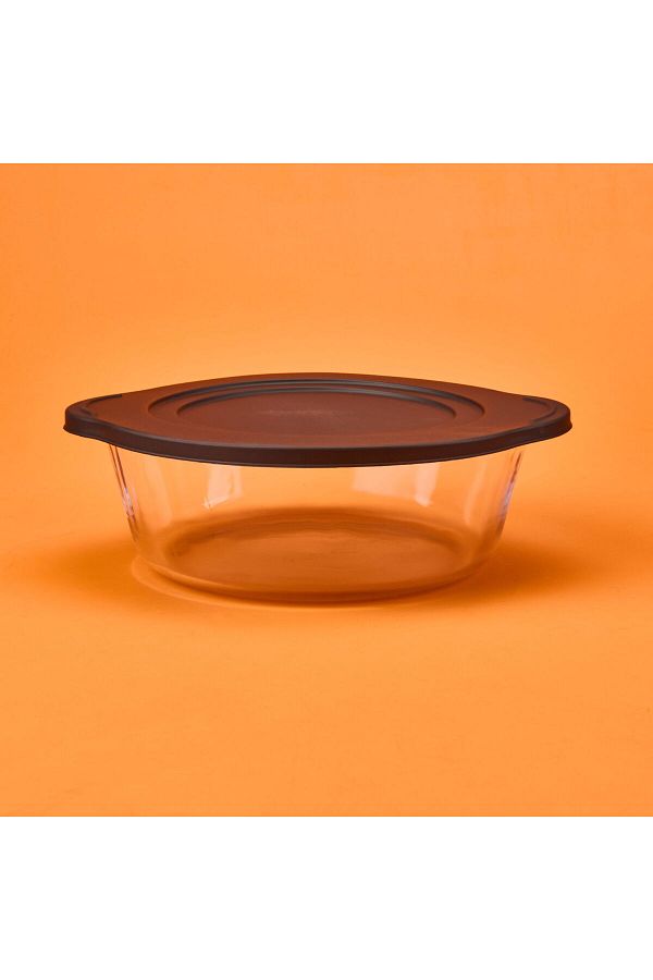 Paşabahçe-Covered Pyrex - Transparent / Black - 2.2 Lt 1