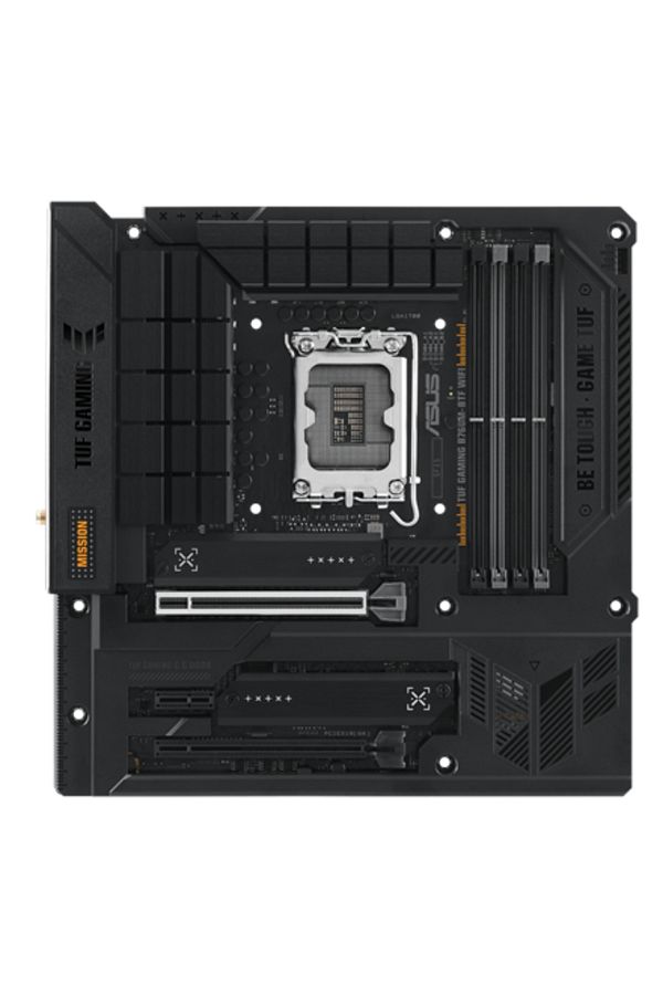 ASUS-TUF GAMING B760M-BTF WIFI | Intel LGA1700 | DDR5 | M.2, SATA | 4x SATA | 1