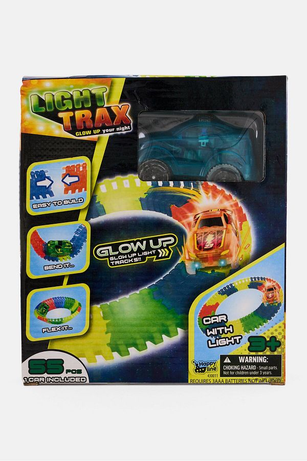 Happyline-Happy Line Flexible Track Set 55 Pcs With Car, Assorted 1
