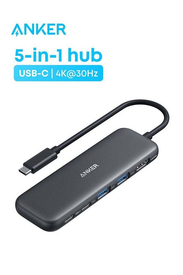 Anker-USB C Hub, 332 USB-C Hub (5-in-1) with 4K HDMI Display 1