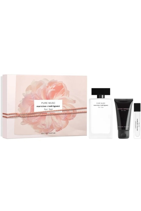 Narciso Rodriguez-Pure Musc Gift Set, 100ml Eau de Parfum + 50ml Body Lotion + 10ml Eau de Parfum 1