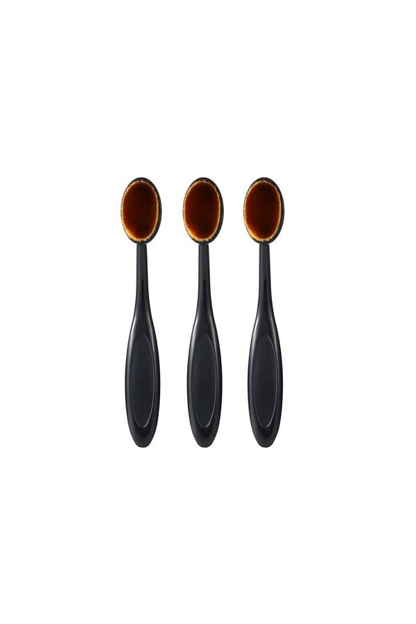 Choice1-3pcs 1/3PCS Large Foundation Brush Toothbrush Shape Makeup Make Up Tools Get Fast Even Application o 1