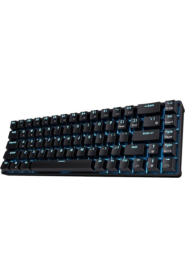 COOYA-Gaming Keyboard Wireless Hot Swappable,with Stand-Alone Arrow/Control Keys, Black, Quiet Red Switch 1