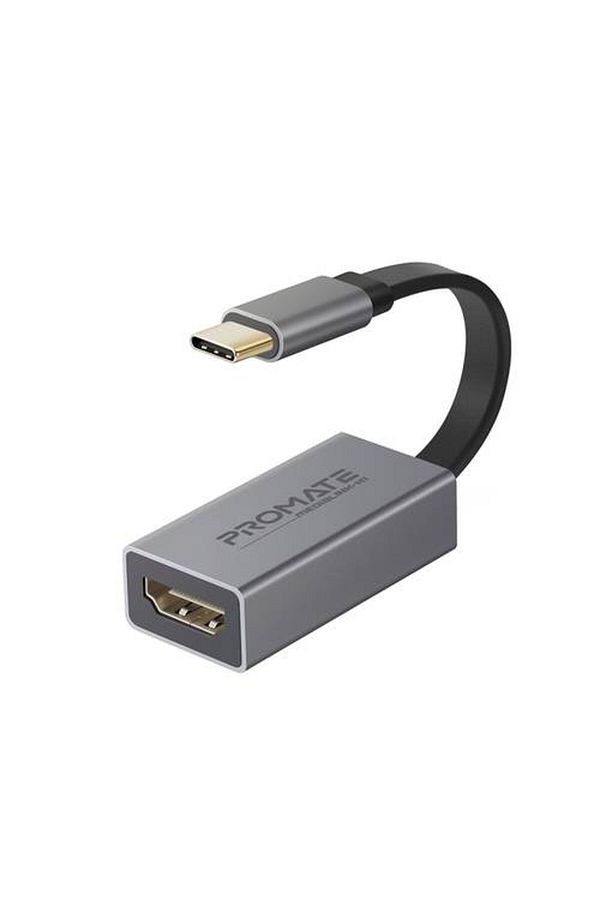 Promate-USB-C to HDMI High Definition Adapter where you can connect your computer to your TV 1