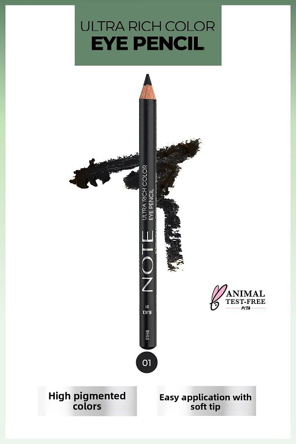 NOTE-Ultra Rich Color Eye Pencil 01 Black - Black 1