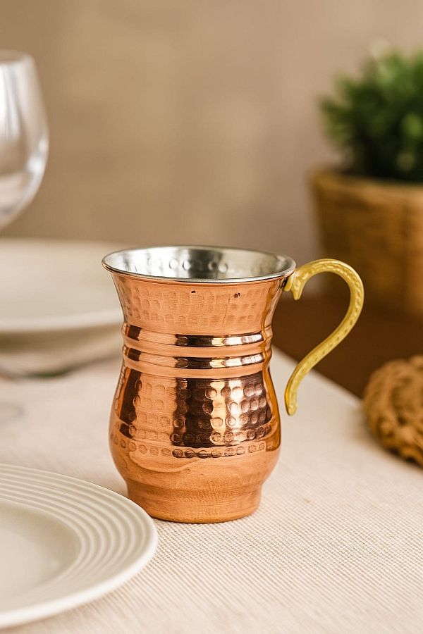 Zinnun-Copper Cord Cup Set of 2 1