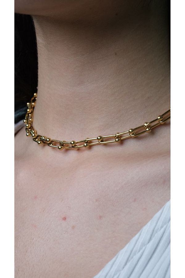 Inure Jewelry-NESTED LOOPÇELİK NECKLACE 1