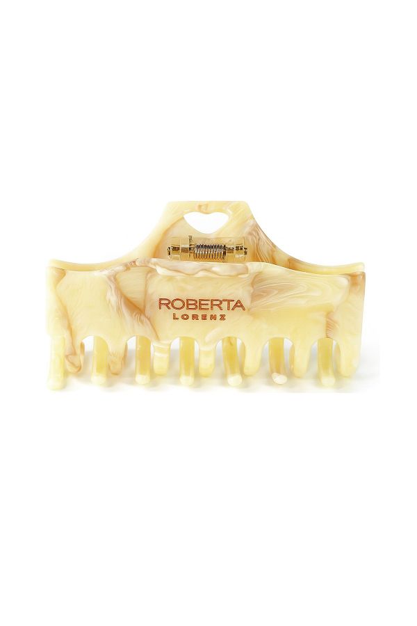 Roberta Lorenz-Agrafă de păr Roberta lorenz scrisă pentru femei din material osos de înaltă calitate 10 cm 1
