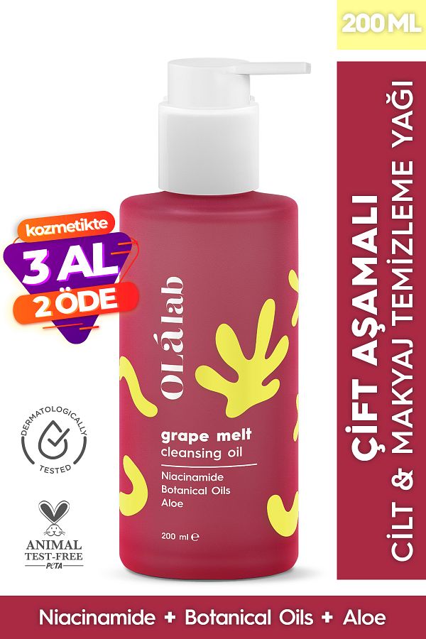 OlaLab-200 ml Dual Stage Purifying Make-Up Remover Oil 1