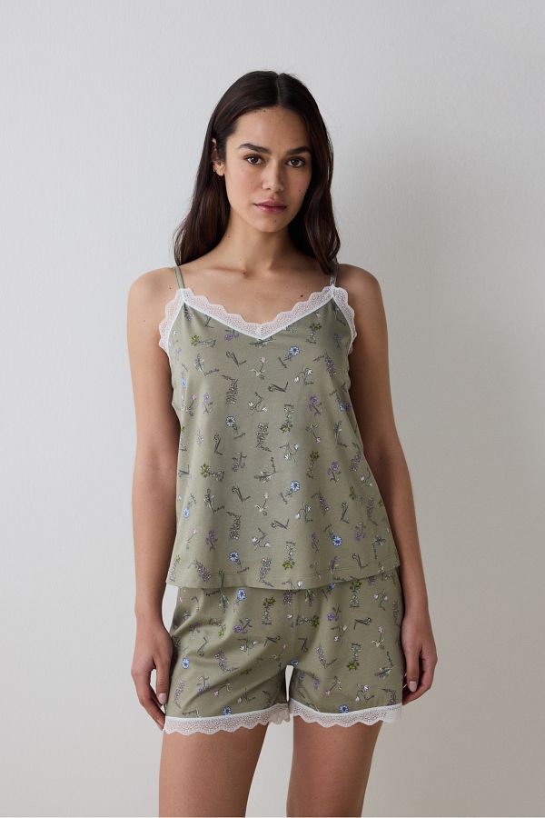 Penti-Iris Printed Shorts Pajama Set 1